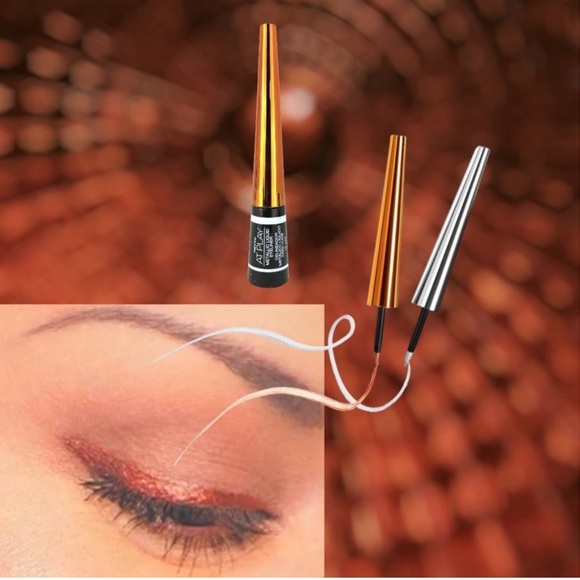 MARY KAY AT PLAY METALLIC LIQUID EYELINER "SILVER"- LIMITED EDITION - Picture 8 of 9